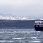 Çanakkale Gökçeada feribot seferleri iptal edildi